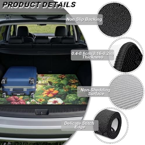 Hummingbird Tropical Universal Car Trunk Mat, Waterproof Cargo Liner - Image 6