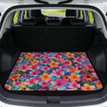 Tropical Hibiscus Universal Car Trunk Mat, Waterproof Cargo Liner by Mintulipy