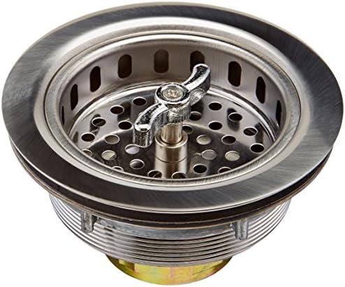 Keeney 1433SS 3-1/2-in dia Twist and Lock Sink Strainer by Plumb+Pak