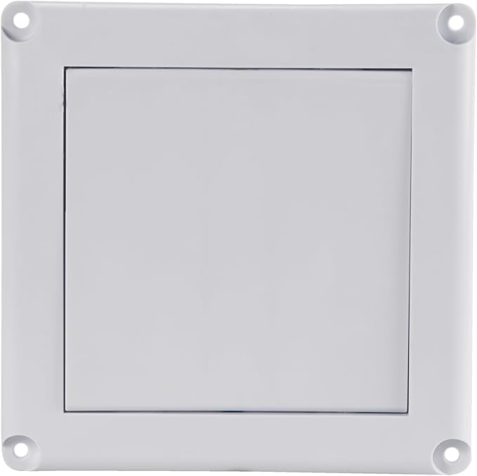 EverSafe 4" Dryer Vent Cover for Exterior Wall Vent Hood Outlet, Auto Airflow - Image 2