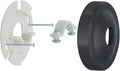 Danco 12009 Shower Arm Stabilizer Bracket and Flange Cover, 3.1 Inch, Matte by DANCO