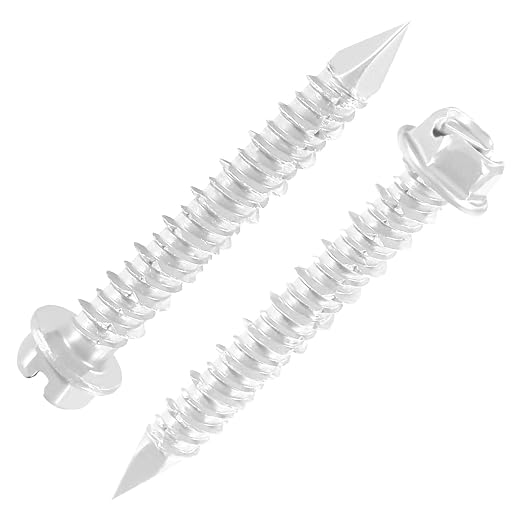 Wensilon # 3/16 "Slotted Hexagonal Concrete Screw anchoring kit, Three Color - Image 4