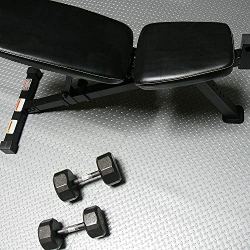 Rubber-Cal Diamond Plate Metallic PVC Flooring - Image 5