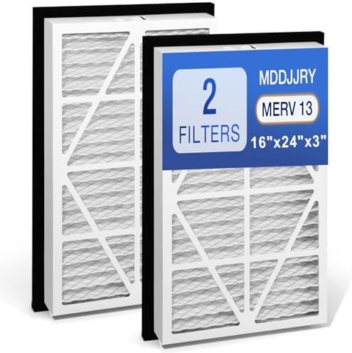 2Pack 16x24x3 MERV13 air Filter Replacement by MDDJJRY