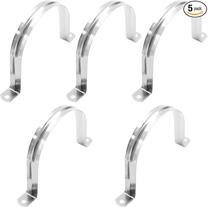 Bonsicoky M100 Rigid Pipe Strap, Stainless Steel, 0.71" Width, by Bonsicoky