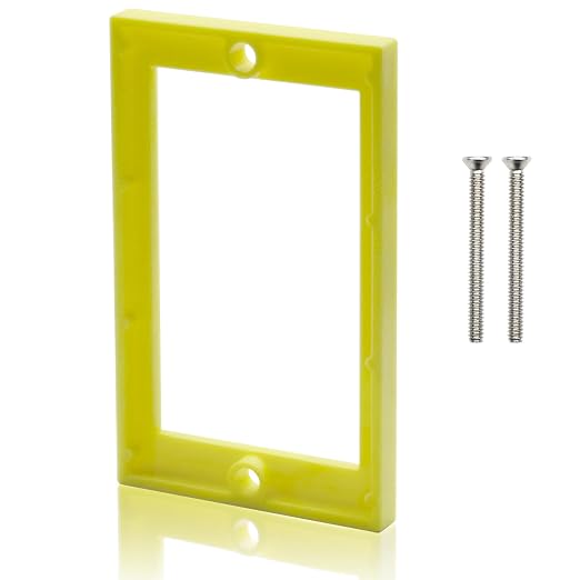 HXH Single Gang Receptacle Outlet Box Extender, 1/4 Inch, 1 Pack | by HUIXHAO