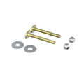 PROFLO PFC9110 1/4" x 3-1/2" Brass Closet Bolt Oval Pair by PROFLO