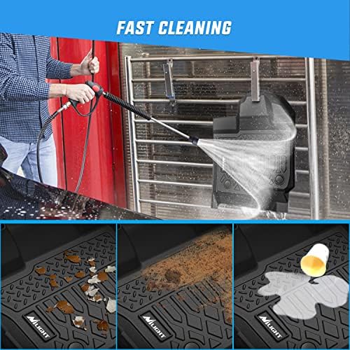 Nilight TPE Floor Mats for Ford F-150 F150 Lightning SuperCrew Cab - Image 6