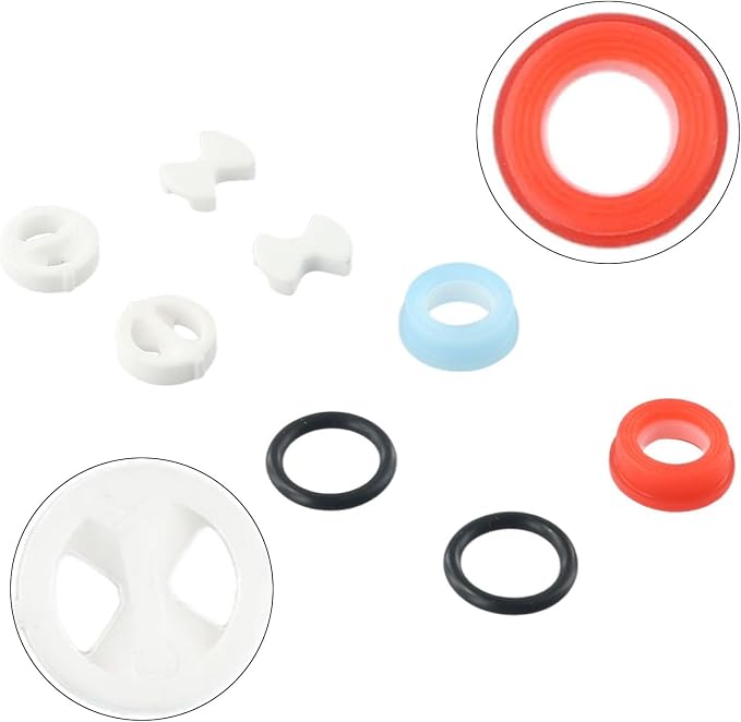 Comprehensive 12 Inch Valve Repair Kit Includes Ceramic Discs, Silicon Washers - Image 6