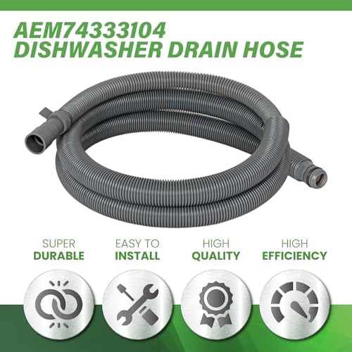 AEM74333104 Dishwasher Drain Hose Compatible - Image 4