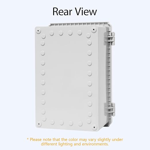 Electrical Box, IP67 Waterproof Hinged Cover Stainless Steel Latch Junction Box - Image 6