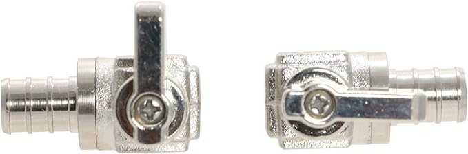 1 Pack XFITTING 1/2 in Pex Mini Shut Off Angle Ball Valve, Full Port - Image 7