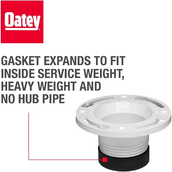 Oatey 4 in. Cast Iron Twist-N-Set closet flange - Image 6
