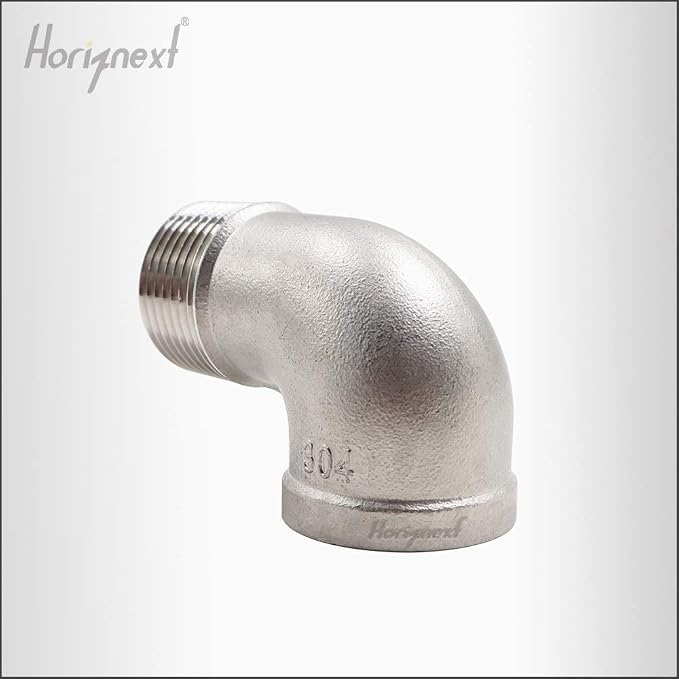 1'' NPT Stainless Steel Elbow, 90 Degree Water Hose Elbow - Image 4