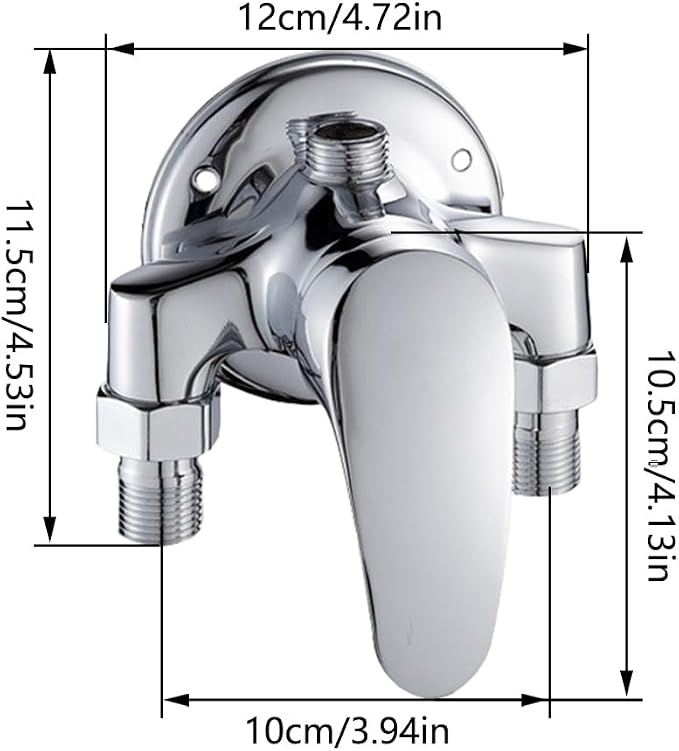 Male Thread Hot and Cold Water Mixer, Mixing Control Valve - Image 2