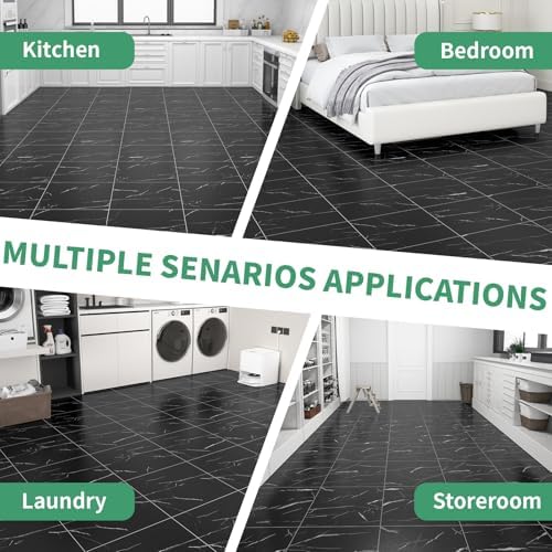 20-Pack Peel and Stick Floor Tiles Vinyl Floor 12 x 12 inch Self Adhesive - Image 6