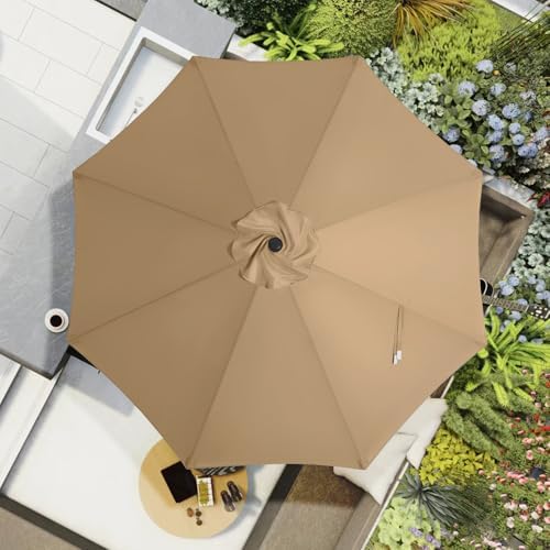 MASTERCANOPY Patio Umbrella 10 ft Replacement Canopy - Image 6