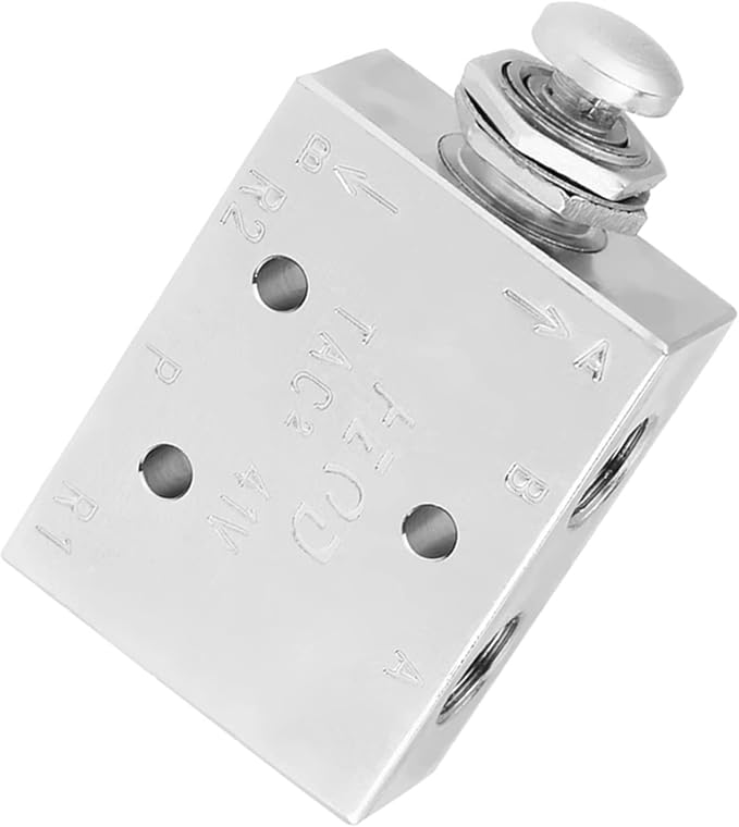 Pneumatic Toggle Valve 2 Position 3 Way TAC2 41P Air Control ON/OFF Knob Valve - Image 7
