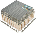 Sorbus Wood Grain Floor Tiles Foam Mat EVA Interlocking Mats Tile 3/8-Inch by Sorbus