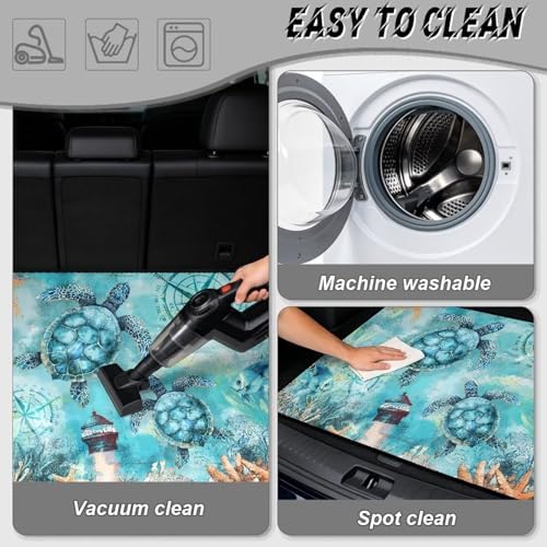 ELEQIN Car Cargo Liner Non Slip Backing Cargo Mat Rear Trunk Liner All Weather - Image 5