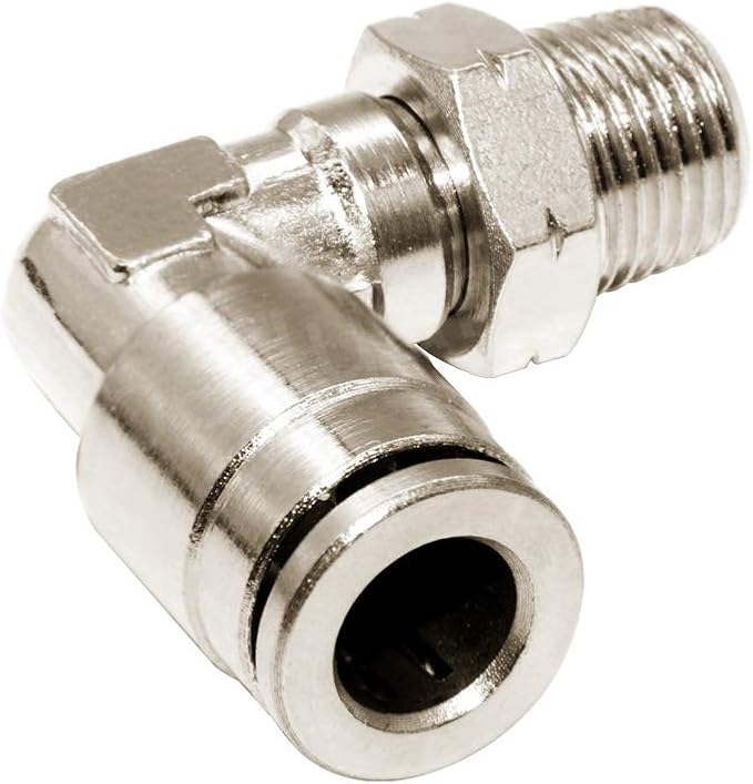 Beduan Brass BPL Push to Connect Air Fittings Elbow 3/8" Tube OD x 1/8" NPT - Image 4