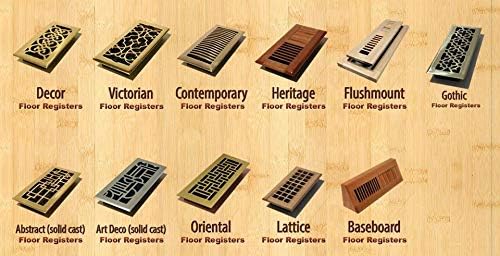 Decor Grates Metal Oriental Decorative Air Vent Cover 4x12 Floor Register – - Image 6