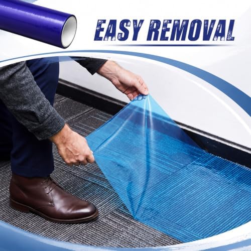 Amylove 24 Inch X 100 ft Carpet Plastic Protection Film - Image 4