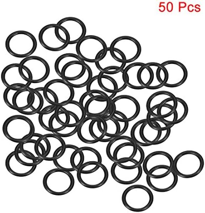 uxcell 50pcs 7x5x1mm Nitrile Rubber O-Rings Metric Sealing Gasket - Image 2