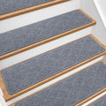 Stair Treads for Wooden Steps 4 PCS, Non Slip Stair Rugs Grey by Unknown