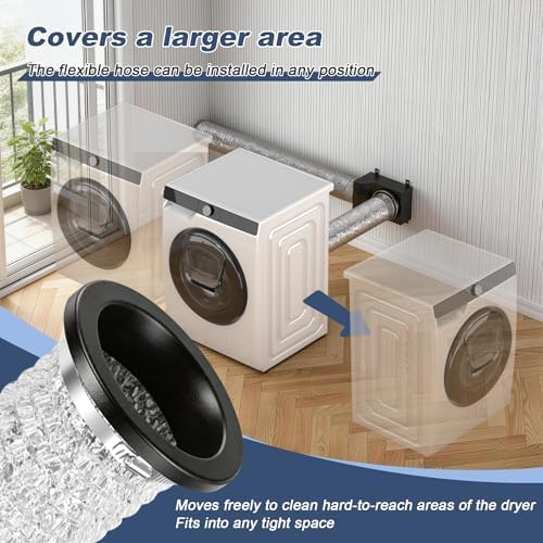 DV90 Magnetic Dryer Vent Coupling, Dryer Vent Connector Kit - Image 6