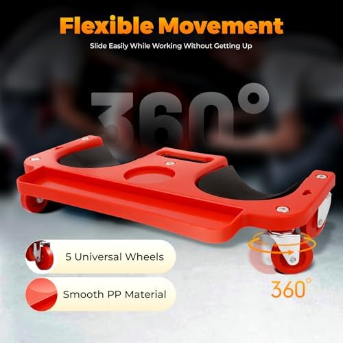 Rolling Knee Pad with Wheels & Tool Tray - Image 4
