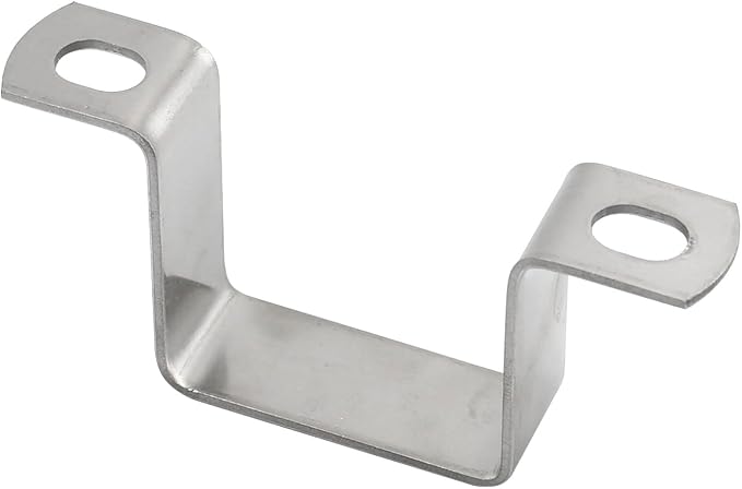 M75x45mm Square Tube Bracket 304 Stainless Steel U Shape Metal Bracket Pipe - Image 3