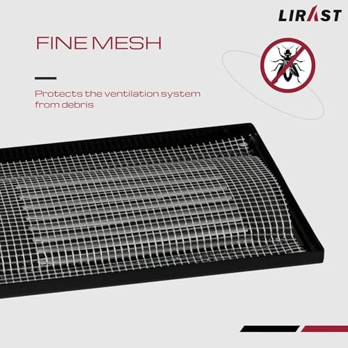 14x2 Vent Cover with Built-in Screen - Image 3