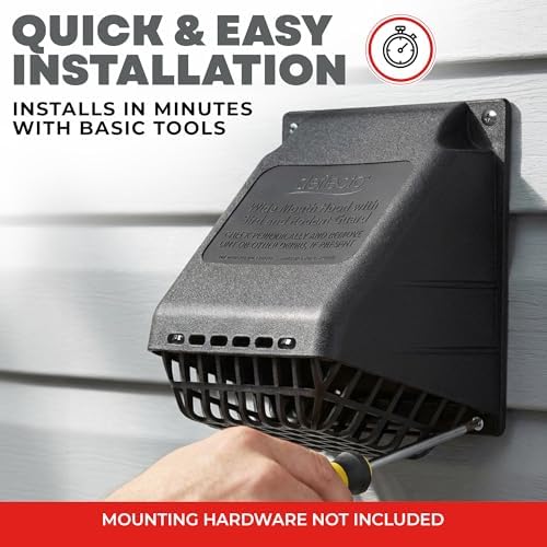 Deflecto 4-Inch Wide Mouth Dryer Vent Hood - Image 5