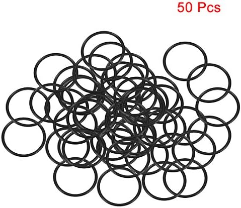 uxcell Nitrile Rubber O-Rings 15mm OD 13mm ID 1mm Width, Metric Sealing Gasket - Image 2