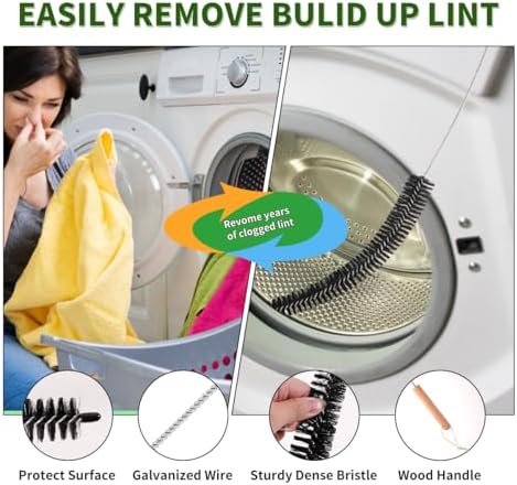 2 Pack Refrigerator Coil Cleaning Brush - Image 2