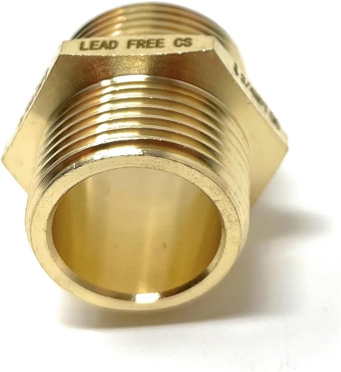 Cascada 3/4" G Thread Male to 3/4" NPT Thread Male Pipe Fitting Adapter - Image 7