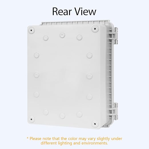Electrical Box, IP67 Waterproof Hinged Clear Cover Stainless Steel Latch - Image 6