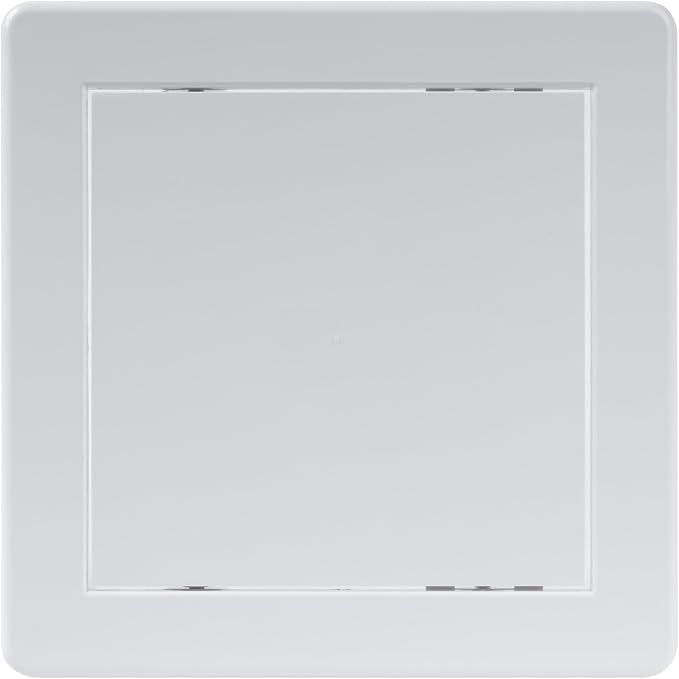 6x6 Inch White Access Panel for Drywall – ABS Plastic Square Wall, Ceiling by HVACOV