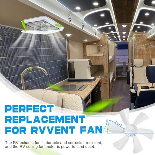 14" RV Roof Vent for Camper Trailer Universal White Lid Roof Vent - Image 2