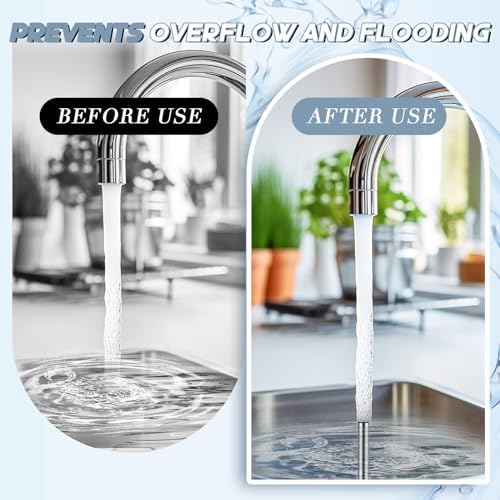 Tandefio 1 Pcs Stainless Steel Sink Overflow Pipe Stopper - Image 5