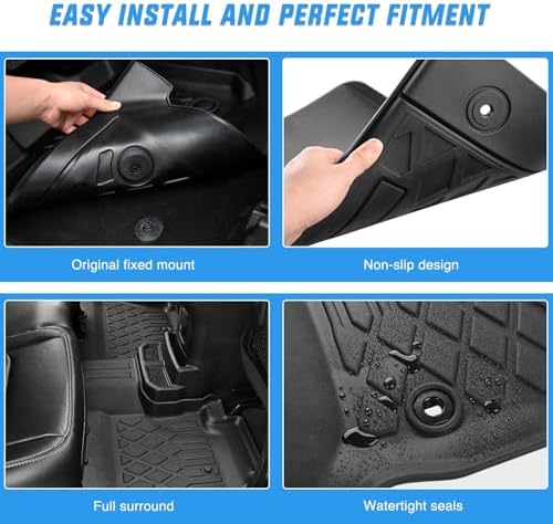 Nilight TPE Floor Mats for Ford Focus Hatchback Gasoline - Image 4