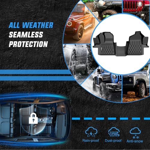 Nilight TPE Floor Mats for Ford Transit 150 250 350 350HD - Image 5