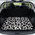 Black Cow Print Liner for SUV Sedan 29"x39" by Darisoco
