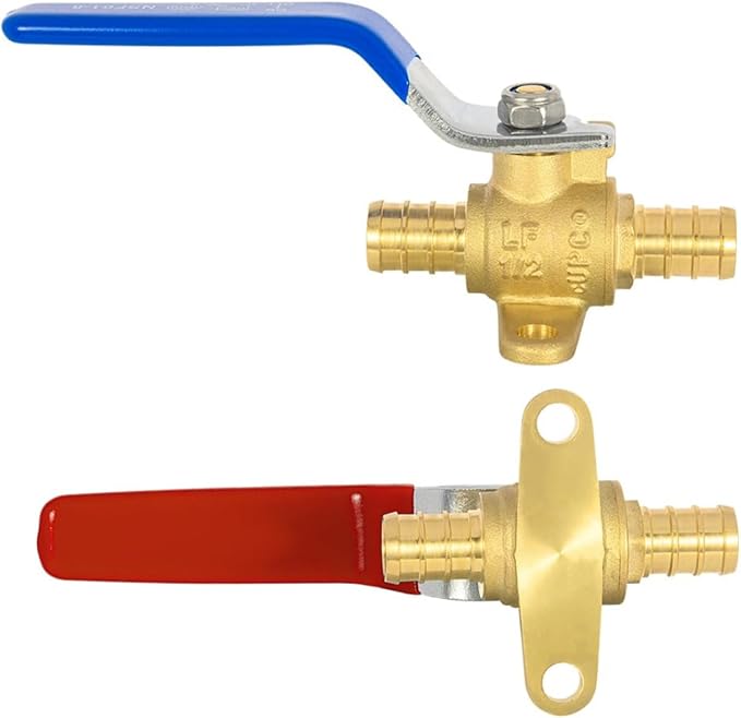 10PACK GUOFIS 1/2" PEX Crimp Full Port Ball Valve - Image 6