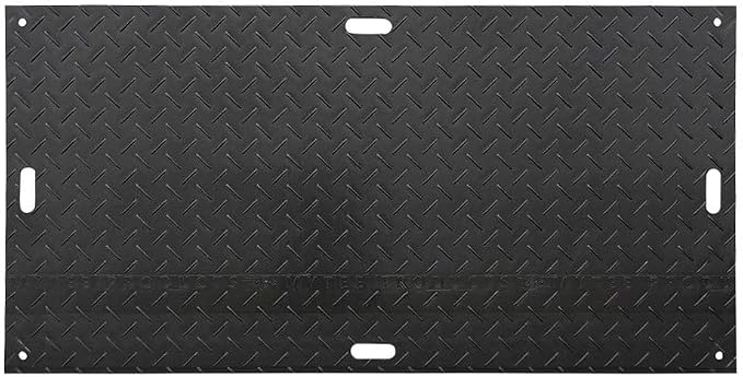 4' x 8' - 3/4" Thick Heavy Duty Ground Protection Mats - Easily Supports 180 by MyteeProducts