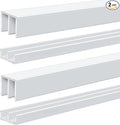 2 Set 3 ft White Aluminum Sliding Door Track Set by Landical