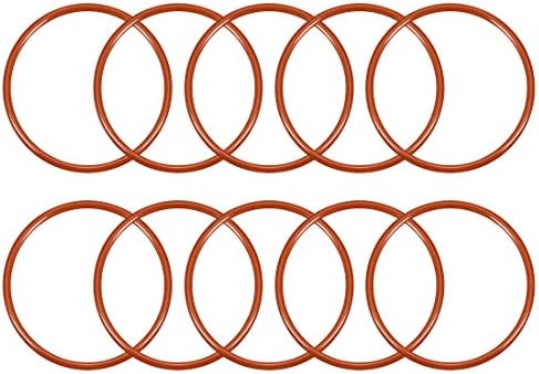 uxcell Silicone O-Ring, 43mm Outside Diameter, 38.2mm Inner Diameter, 2.4mm by uxcell