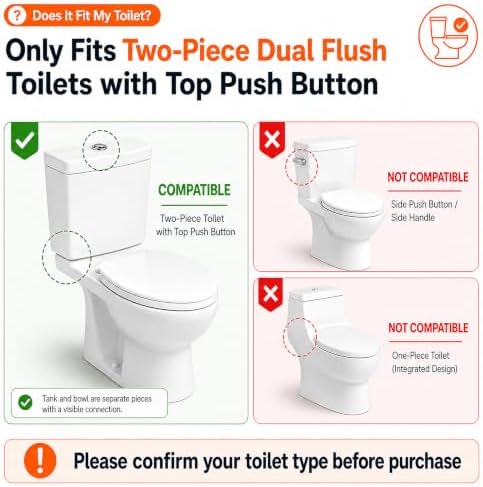 2 Inch Dual Flush Valve Replacement Kit - Image 3