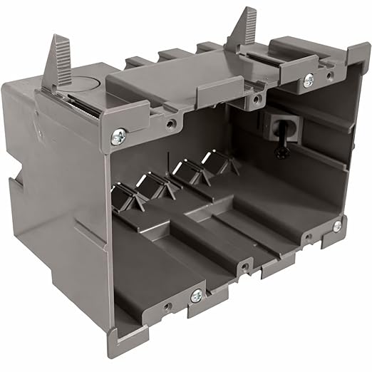 SmarToggle Three Gang Retrofit Wall Box – Old Work Electrical Box by Morris